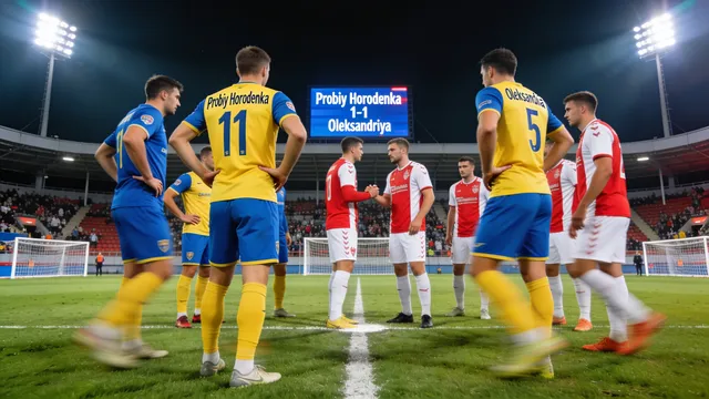 Gambar untuk Probiy Horodenka dan Oleksandriya Bermain Imbang 1-1 di Piala Ukraina